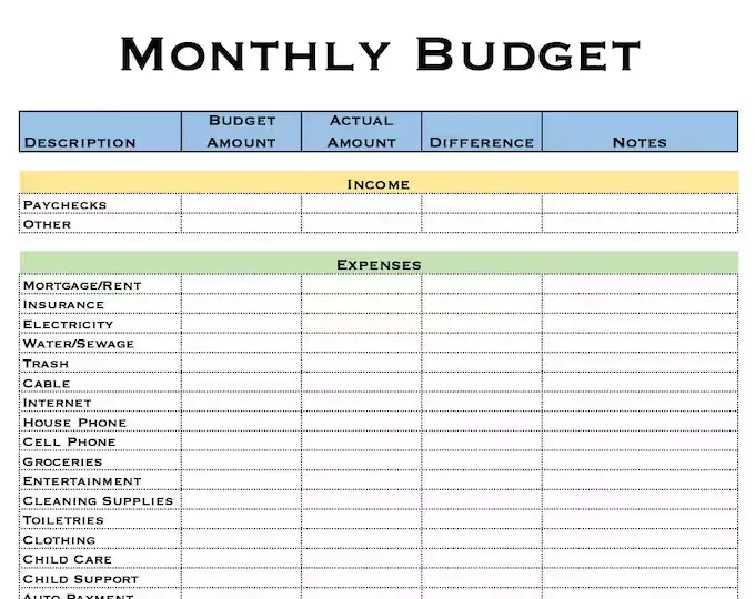 monthly-budget